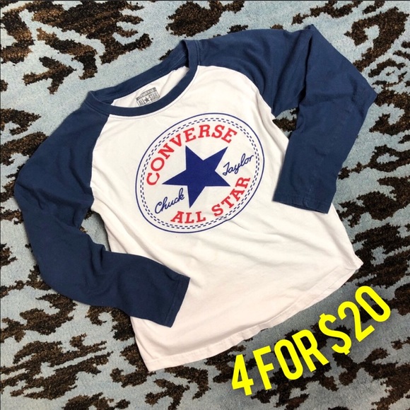 converse shirts kids